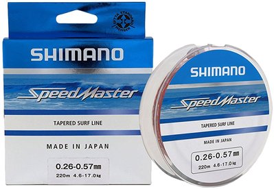 Шоклидер Shimano Speedmaster Tapered Surf Line 220м