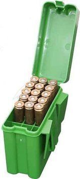 Кейс MTM д/патрон. 223Rem - 222 Mag. зеленый.20шт.