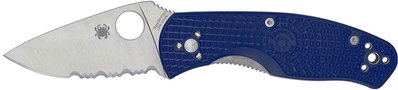 Нож Spyderco Persistence Lightweight, сталь - CPM S35VN, рукоятка - FRN, длина клинка - 70 мм, длина общая - 174 мм, полусеррейтор