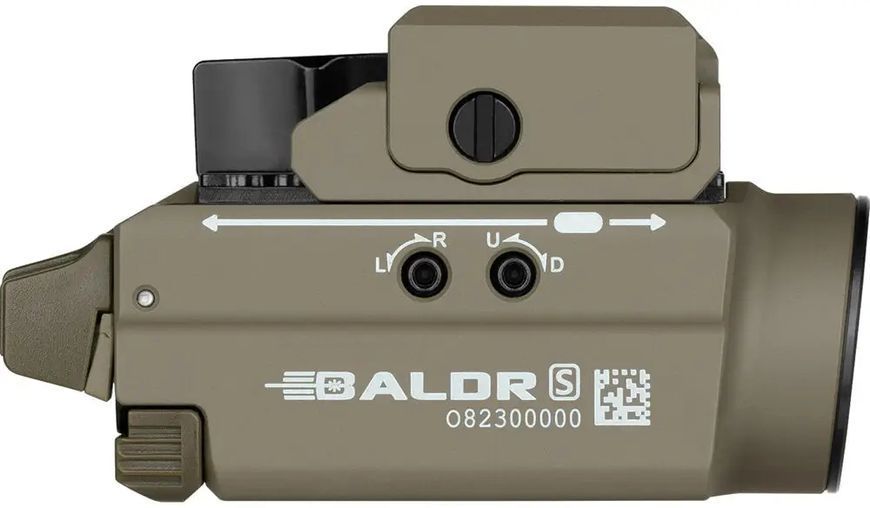 Фонарь с ЛЦВ Olight Baldr S Green Laser Flat Dark Earth
