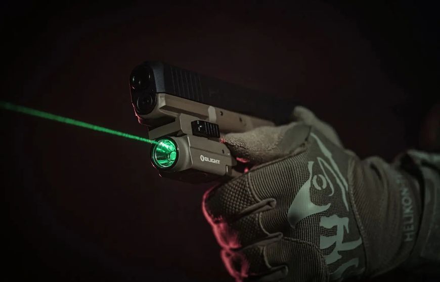Фонарь с ЛЦВ Olight Baldr S Green Laser Flat Dark Earth