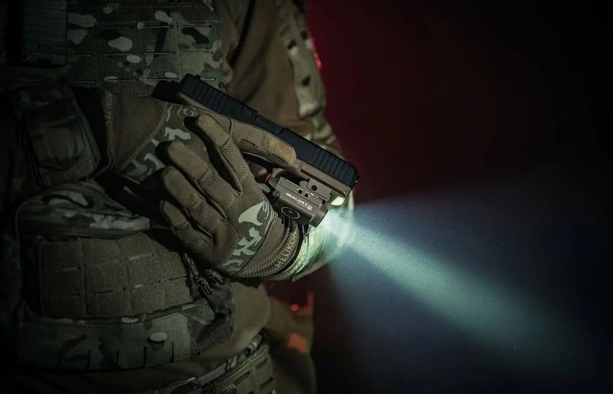 Фонарь с ЛЦВ Olight Baldr S Green Laser Flat Dark Earth