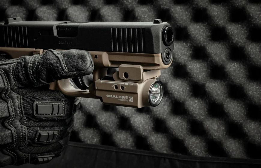 Фонарь с ЛЦВ Olight Baldr S Green Laser Flat Dark Earth