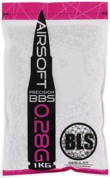 Страйкбольные шарики BLS Precision White 6 мм 0,28 г 1 кг