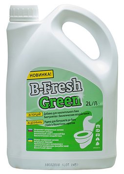 Рідина для біотуалетів Thetford B-Fresh Green 2л, 8710315020786