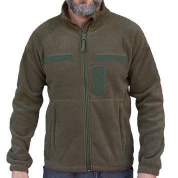 Флисовая кофта Kirasa 320г/м хаки (48) (Арт KI413-1)