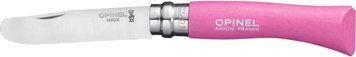 Ніж Opinel №7 VRI Inox "My First Opinel". Колір - рожевий