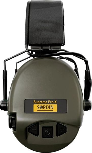 Активні навушники Sordin Supreme Pro X Slim Green (сумісні з ARC Rail)