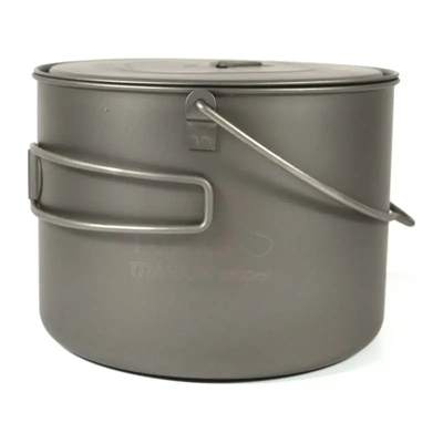 Titanium 1600ml Pot with Bail Handle каструля з розкладними ручками (Toaks)