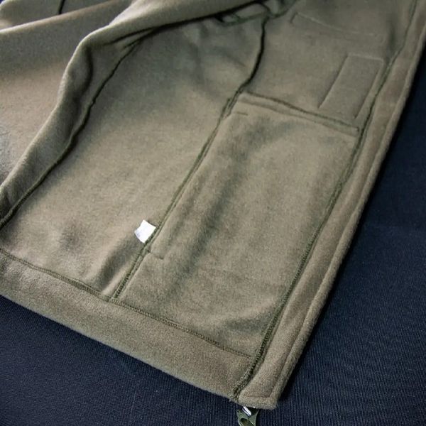 Флисовая кофта Kirasa 320г/м хаки (48) (Арт KI413-1)