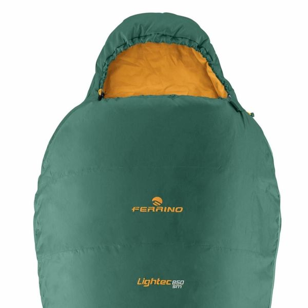 Спальный мешок Ferrino Lightec SM 850/+4°C Green/Yellow Left (86651IVV)