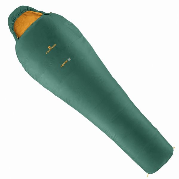 Спальный мешок Ferrino Lightec SM 850/+4°C Green/Yellow Left (86651IVV)
