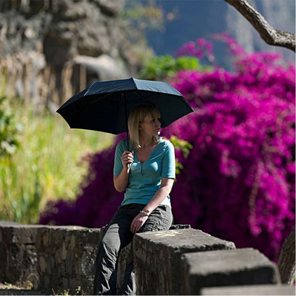Lifeventure парасолька Trek Umbrella Medium black, 9490