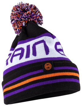 Шапка Brain Black/White/Violet One size к:фиолетовый