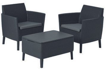 Набір меблів Salemo balcony set сірий