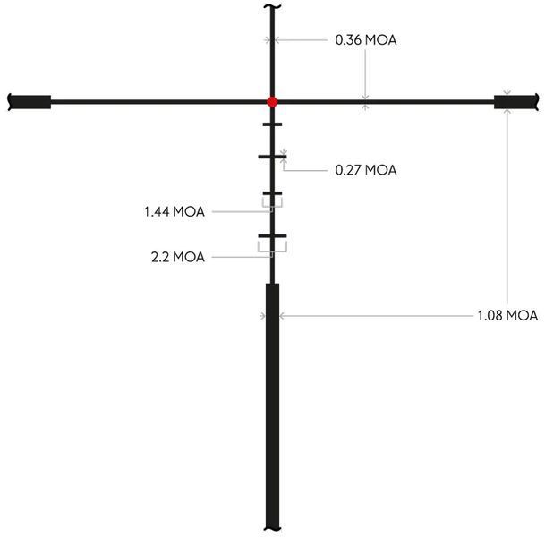 Прицел оптический Hawke Endurance FD 1.7-10x44 сетка LR2 с подсветкой