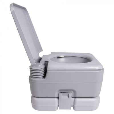 Біотуалет Bo-Camp Portable Toilet Flush 10л Grey (5502825), Сірий, DAS301637