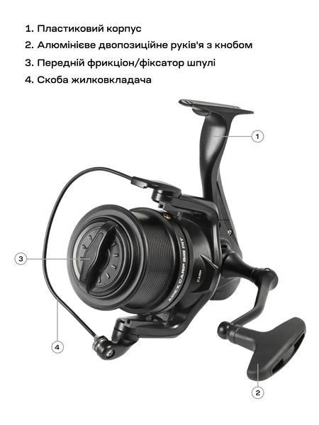 Котушка Brain Apex Carp Big Pit 8000 6+1BB