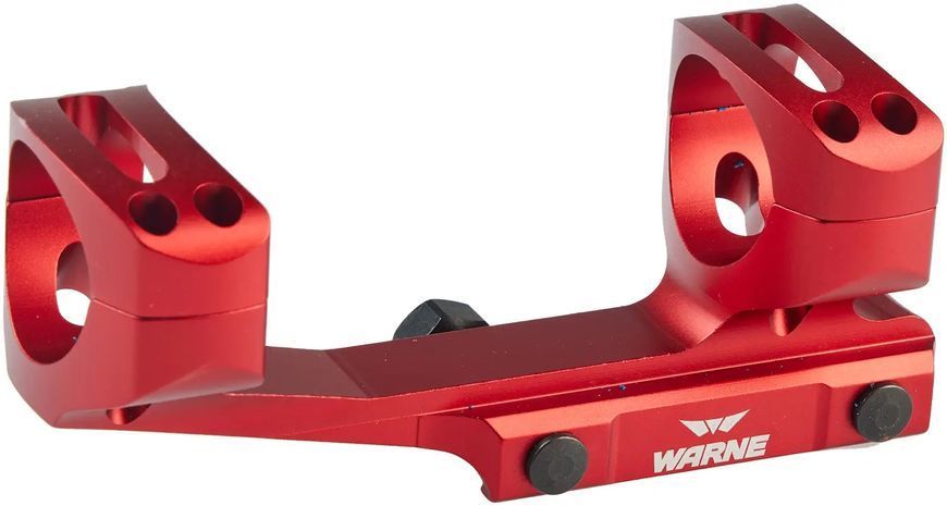 Кріплення-моноблок Warne X-Skeleton Mount. d - 30 мм. Ultra High. Weaver/Picatinny. Red 23700309 фото