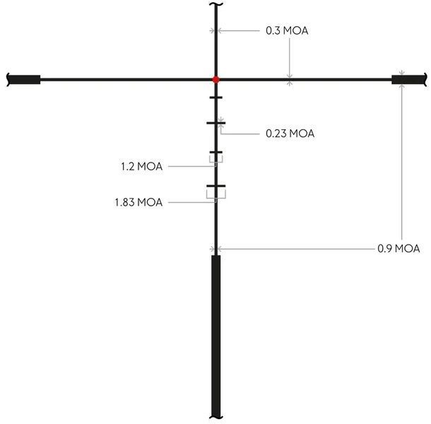 Прицел оптический Hawke Endurance FD 2-12x50 сетка LR2 с подсветкой