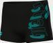 Плавки-шорти для хлопчиків Arena TALES SWIM SHORT чорний, бірюзовий Діт 128 см 3468337784340 фото 6
