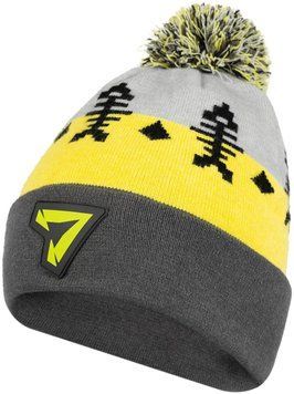 Шапка Select Skeleton 58 gray/yellow, 58