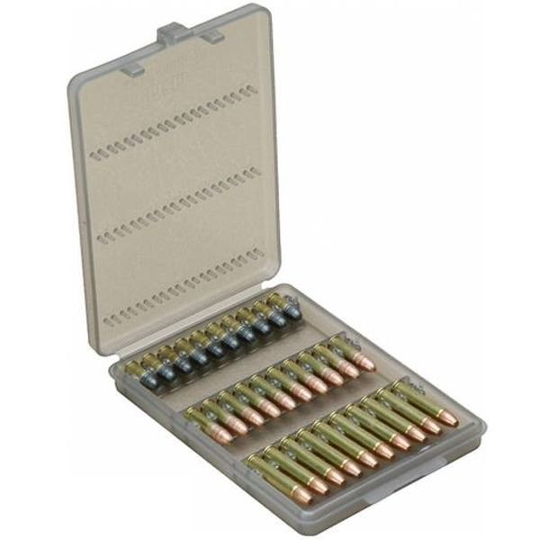 Коробка MTM Ammo Wallet д/.патр 17 HMR, 22WMR, 22LR .17 HMR на 30 патр. к:димчастий