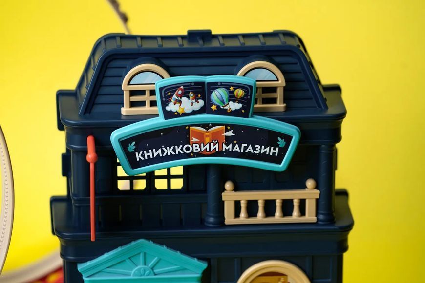 Ігровий набір OTAMANKO ХРАБРЫЙ ПАРОВОЗИК трюковая залізна дорога, 173 деталі,