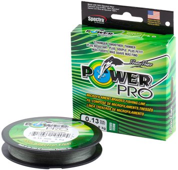 Шнур Power Pro 135м Moss Green, 0.15, 9кг