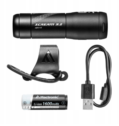 Фонарь велосипедный передний Mactronic Scream 3.2 (600 Lm) USB Rechargeable (ABF0165)