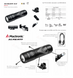 Фонарь велосипедный передний Mactronic Scream 3.2 (600 Lm) USB Rechargeable (ABF0165) DAS301522 фото 4