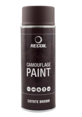 Краска маскировочная аэрозольная RecOil коричневый койот 400мл