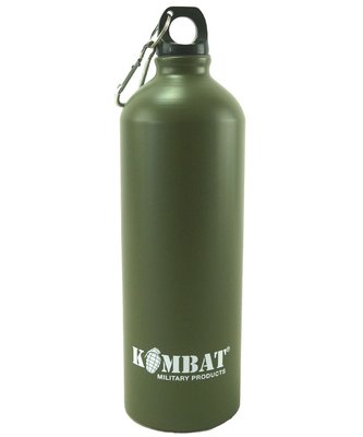 Фляга алюмінієва KOMBAT UK Aluminium Water Bottle 1л Оливковий