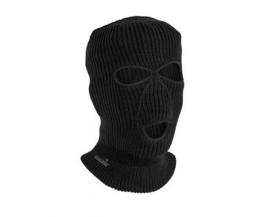 Шапка-маска в'їхав пов'язана Norfin KNITTED BL (чорна / 100% поліест) р. XL