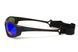 Очки поляризационные BluWater Hydro Polarized (G-Tech&trade; blue) Anti-Fog, синие зеркальные в черной оправе BW-HYD-GTB12 фото 6