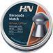 Кулі пневматичні H&N Baracuda Match кал. 4.51 мм. Вага - 0.69 г. 400 шт/уп