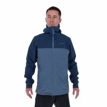 Куртка мембранная для бега Inov-8 VentureLite Jacket FZ синяя мужская, L