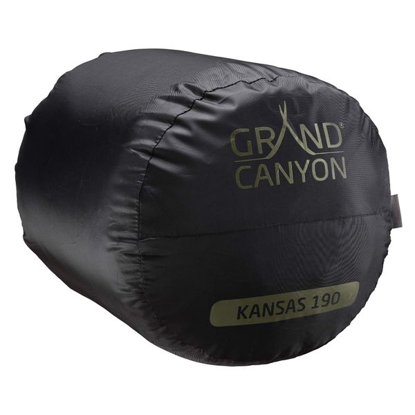 Спальний мішок Grand Canyon Kansas 190 0°C Capulet Olive Left (340019)