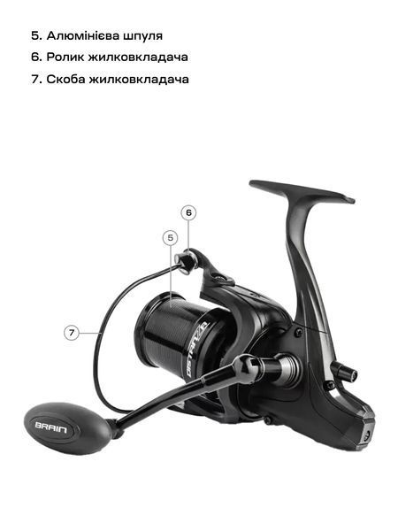 Катушка Brain Distanza 7000S 9+1BB 4.7:1