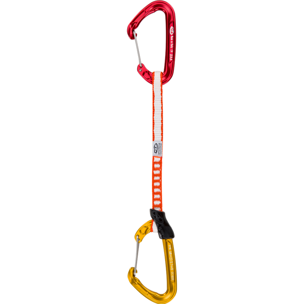 2E692FP C0S Fly-Weight EVO Red and Gold colour carabiners DY sling 10 mm/17 cm white/red