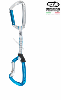 Відтяжка з карабінами Climbing Technology Aerial Pro Set DY with white / blue sling 12 cm, 2E687FI C0Q