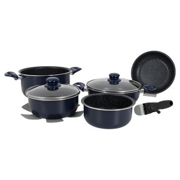 Набор посуды Gimex Cookware Set induction 8 предметов Bule (6977228), Синий