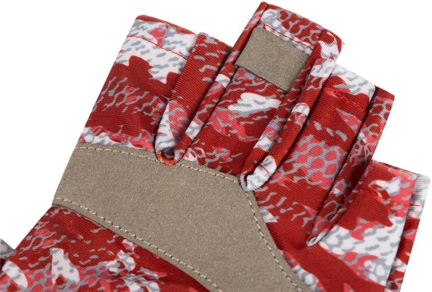 Перчатки Favorite Solar Fishing Gloves 5 Cut S/M ц:red, S/M