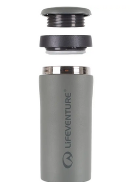 Lifeventure кружка Thermal Mug grey matt