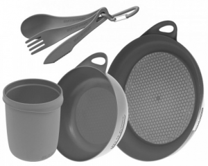 Набір посуду Sea To Summit Delta Camp Set (Bowl, Plate, Mug, Cutlery) (Grey)
