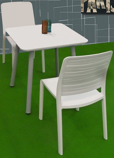 Стілець Evolutif пластиковий Charlotte Deco Chair білий