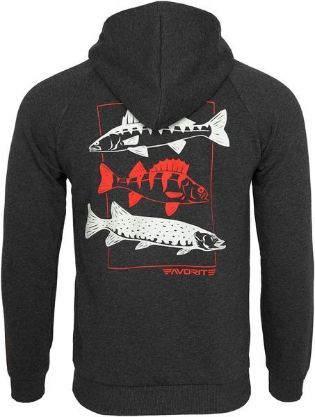 Реглан Favorite Trio Fish XL Black, XL