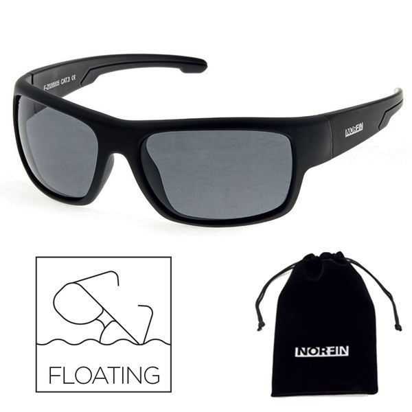 Поляризаційні (противідблискуючі) сонцезахисні окуляри для риболовлі Norfin 14 лінза сіра, NF-2014