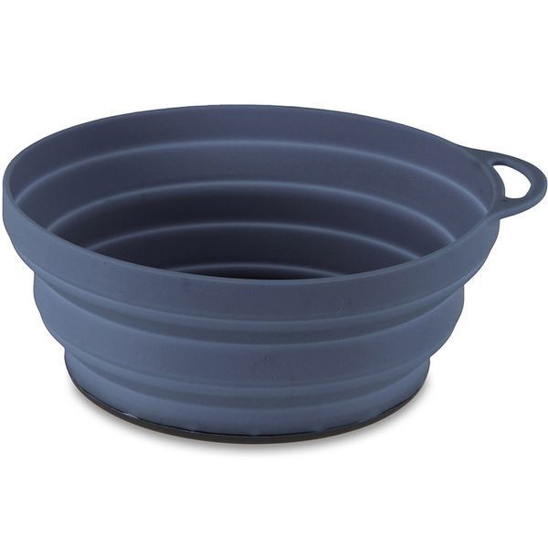Lifeventure тарелка Silicone Ellipse Bowl graphite
