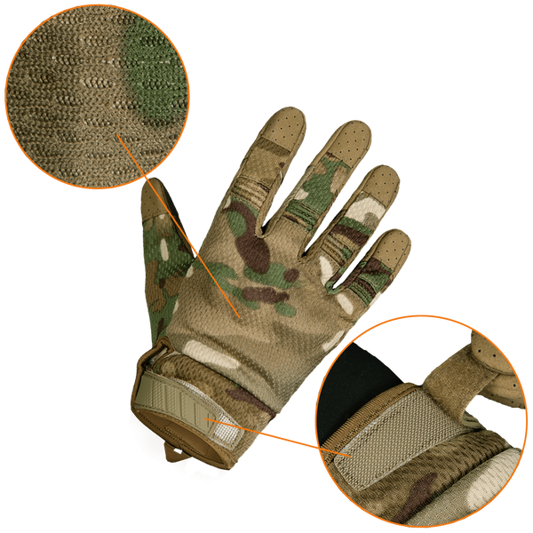 Тактичні рукавички Tac 2.0 Multicam (7463), M